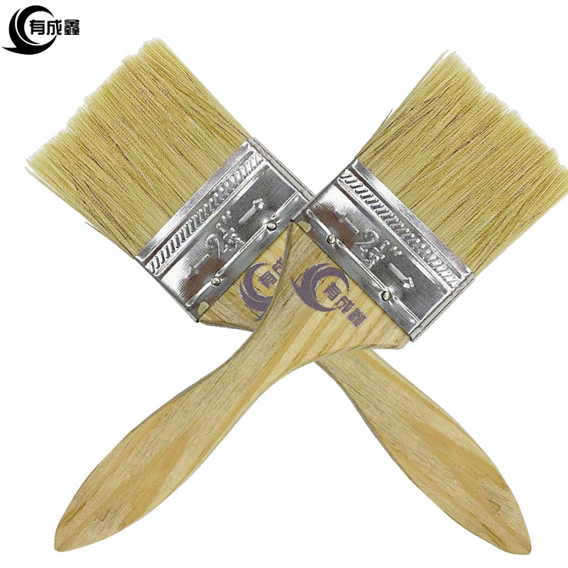 有成鑫 猪毛刷子直柄刷 2.5寸 把高清大图