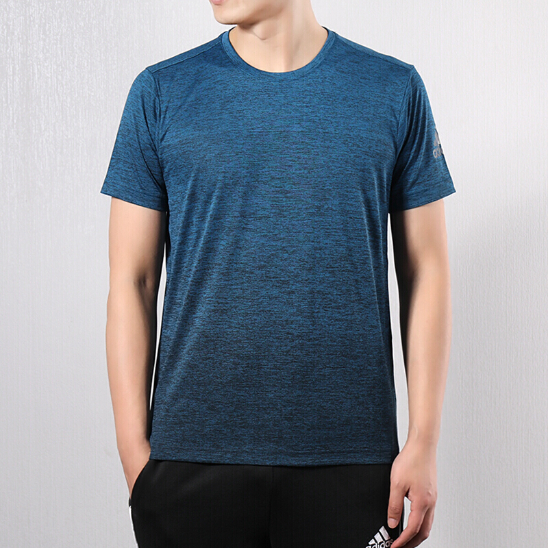 Adidas阿迪达斯男装时尚潮流跑步休闲运动圆领透气短袖T恤DZ8496 D