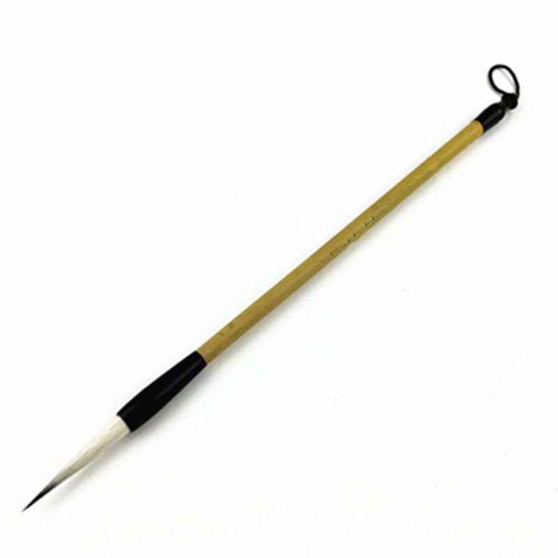 毛笔绘画描边描线人物画毛笔紫紫羊勾线大中小楷毫勾线笔