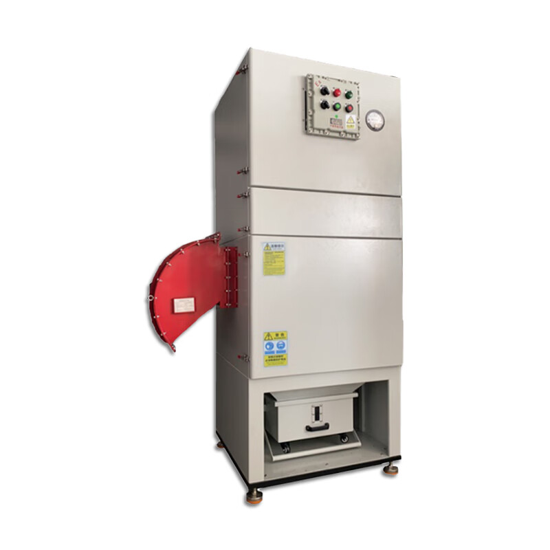 谋福 除尘机 工业用金属打磨抛光小型立式除尘 防爆除尘器 AJS370E高清大图