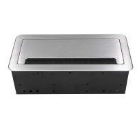 隐藏式内嵌翻盖插座弹起式桌面电源插座