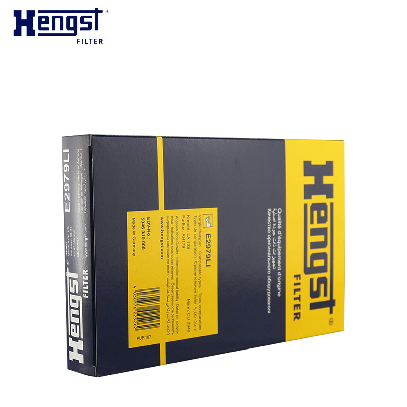 汉格斯特(hengst)空调滤清器单效E2979LI适用于世嘉C4L凯旋307 308 408 DS5/DS6