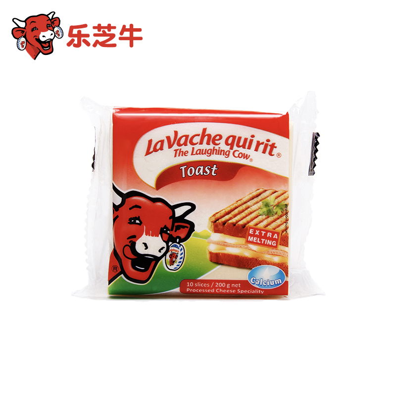 乐芝牛土司原味切片奶酪200g