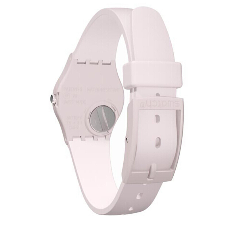 斯沃琪(SWATCH)手表 淑女系列 甜美淡粉 树脂表带 石英女士表LP150