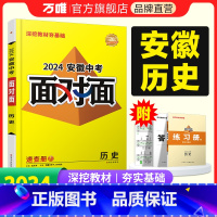 历史 安徽省 [正版]2024安徽历史面对面初三总复习全套资料七八九年级初三历史模拟题训练历年中真题卷辅导书资料万维教育