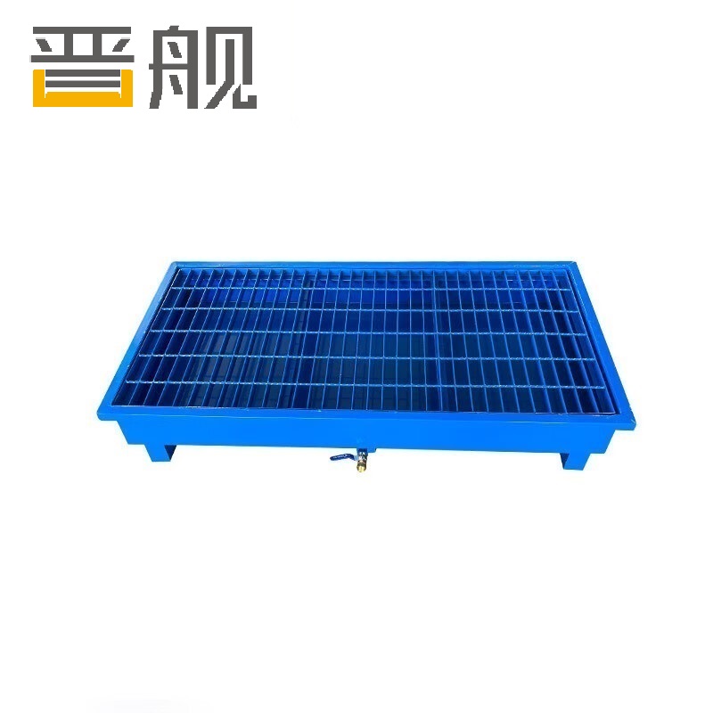 晋舰防渗漏金属托盘化学品油桶危废液体二次容器防泄漏中号带腿带铁网