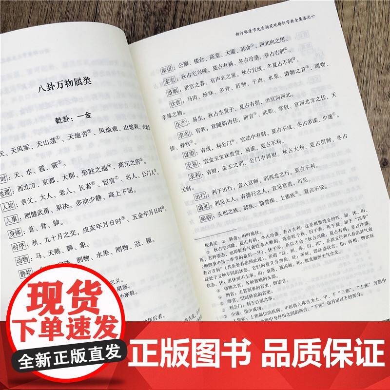 正版 梅花易数 康节先生文集8附紫微斗数 (宋)邵雍著 闵兆才编校 华龄出版社 周易卦数 五行生克 八宫所属五行 天高清大图
