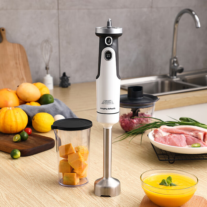 摩飞电器(MORPHY RICHARDS)手持料理机MR6006 白色