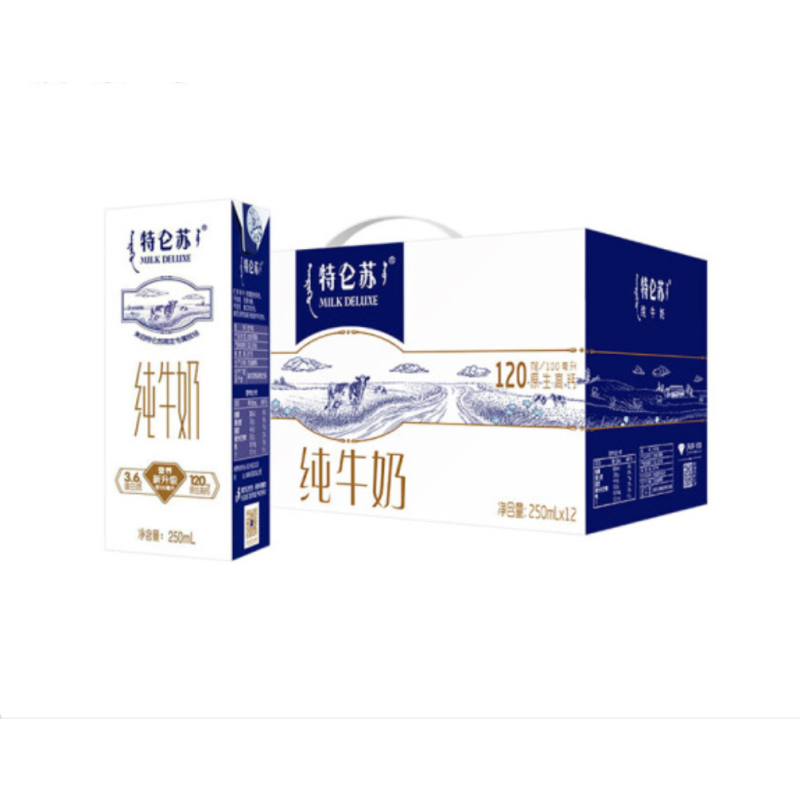 蒙牛特仑苏纯牛奶250ml×12盒