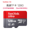 闪迪(Sandisk)128GB TF卡MicroSD 读100MB/s A1 CLASS 10手机内存卡存储卡 tf卡