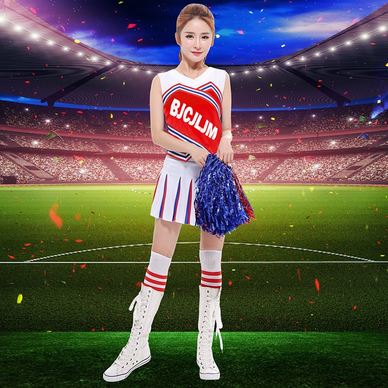 儿童啦啦演出服装六一幼儿园运动会学生男女啦啦队表演套装视频