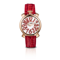 GaGa MILANO 手动40MM 宝石系列时尚休闲女士石英表女表 5021