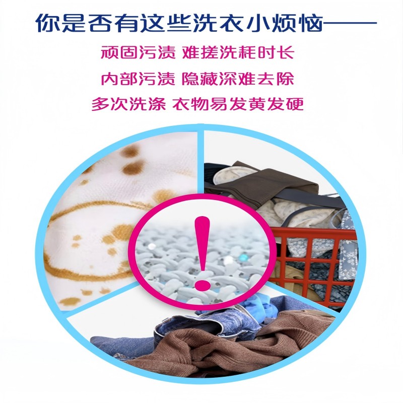 雕牌 超效加酶洗衣粉 茉莉清香无磷 低温速溶 强效去渍 560g*12/件高清大图
