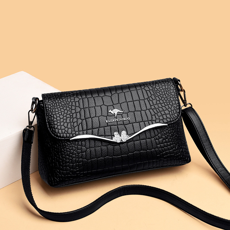 包包女包新款斜挎单肩包时尚鳄鱼纹小方包妈妈包欧美_78663