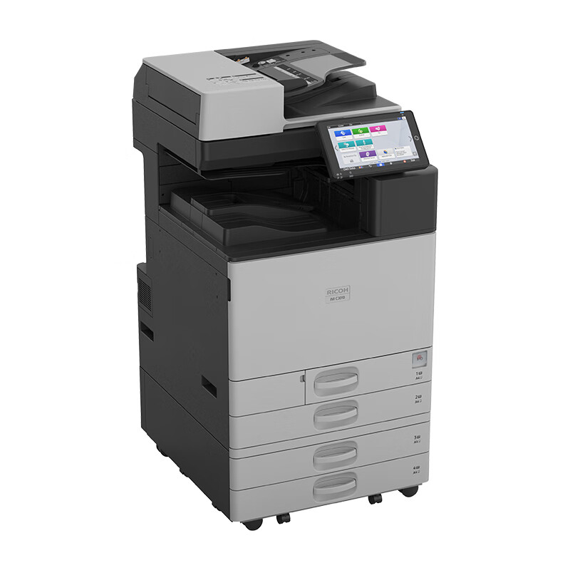 理光(Ricoh)IM C3010 A3彩色多功能数码复合机 主机+送稿器+四纸盒(计价单位:台)高清大图