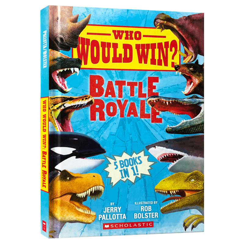[醉染正版]猜猜谁会赢 大逃杀 英文原版 精装 Who Would Win? Battle Royale 食物链认知 学高清大图