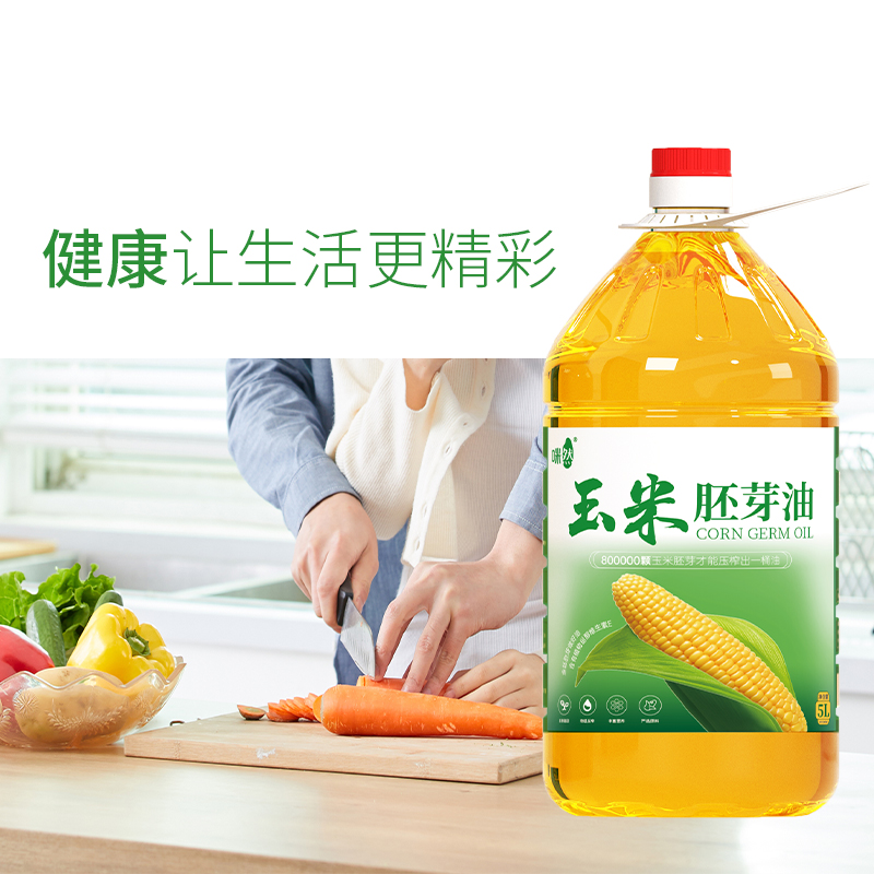 咪然玉米胚芽油5L.高清大图