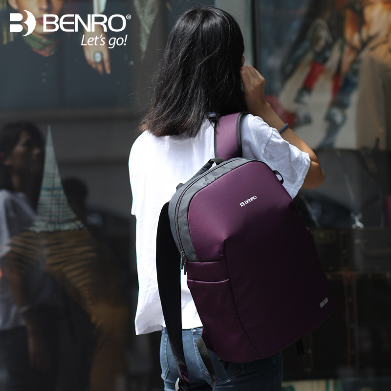 百诺(BENRO) 旅行者200 军绿色 数码相机包摄影包单反数码照相机包多功能户外旅行休闲双肩包