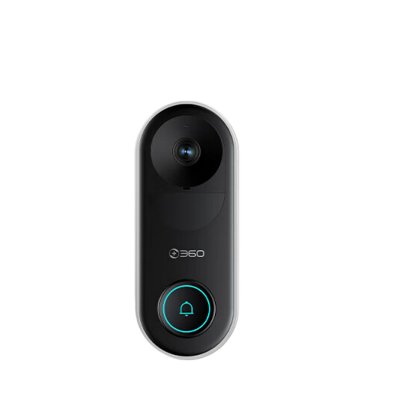 360 5pro官方标配(不含内存) 智能家居 智能可视门铃 摄像头家用监控 300万家用监控摄像头 智能猫眼
