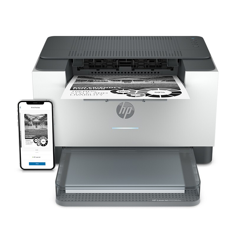 惠普(HP) M208dw A4黑白激光打印机 单台价高清大图