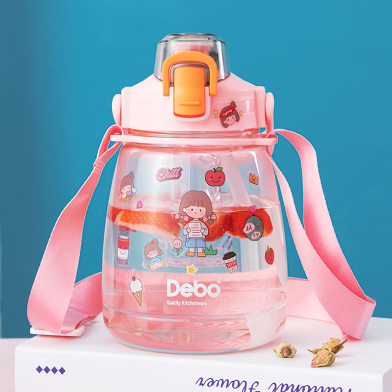 德铂/DEBO DEP-DS325 圆形 1 粉色 1200ml 杯子高清大图