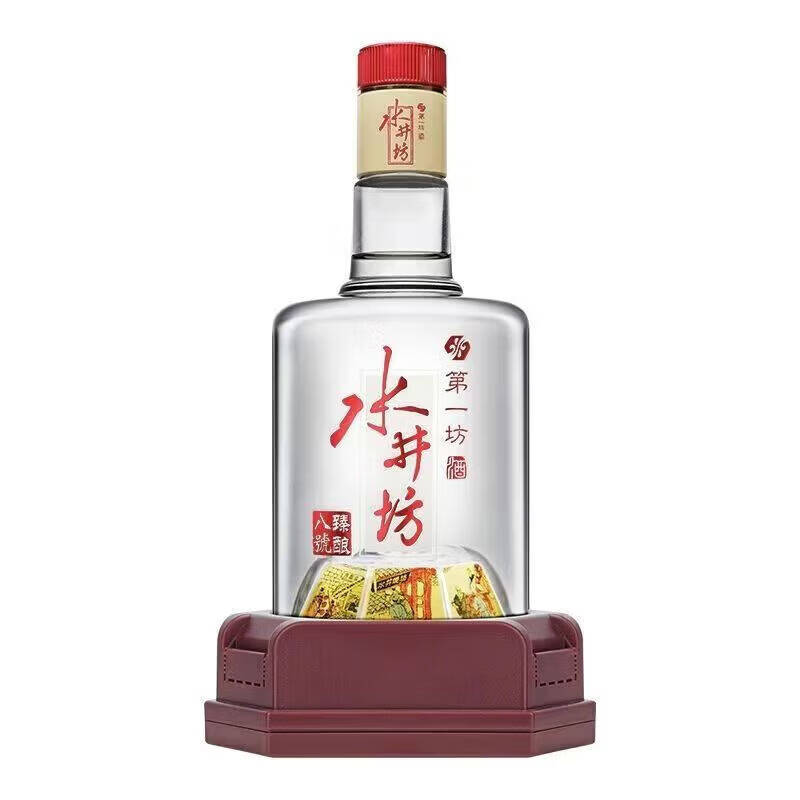 水井坊臻酿八号 52度500ml单瓶装 浓香型白酒 礼赠佳品 新老版本年份随机