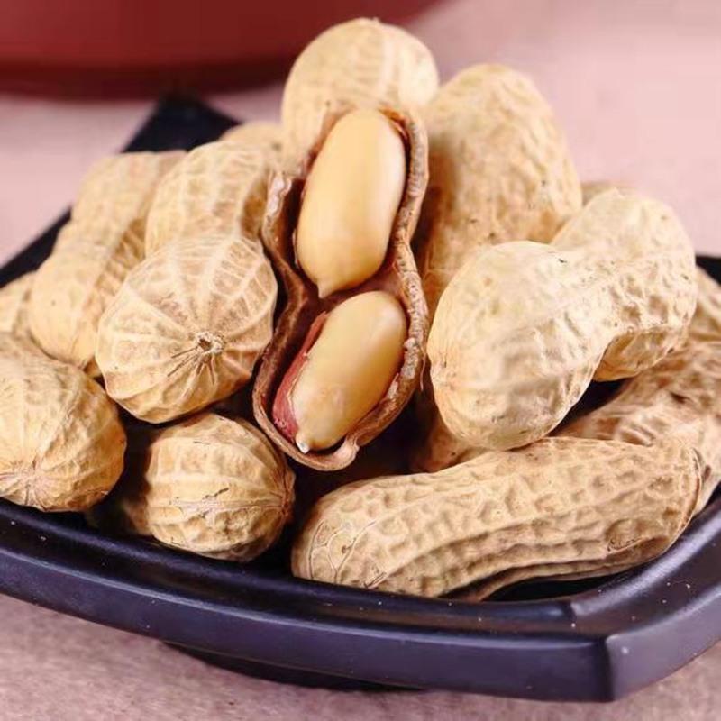 原味炒熟花生带壳生花生农家铁锅花生粉皮花生米视频