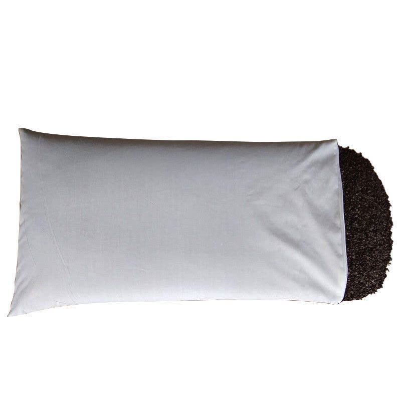 床上用品七件套(白)150*210/5斤被+120*210/4斤褥+三件套枕芯+灰格枕巾 套图片