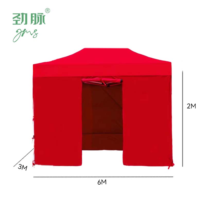 劲脉 帐篷 红色-3*6*2M 顶高清大图