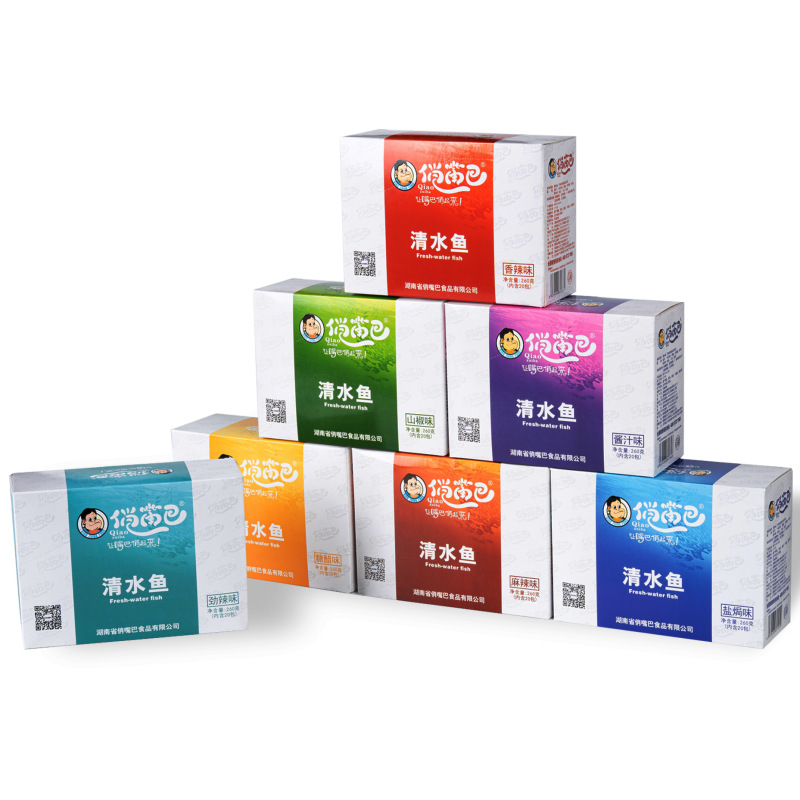 翘嘴巴 香辣小鱼干鱼仔小吃13g*20包