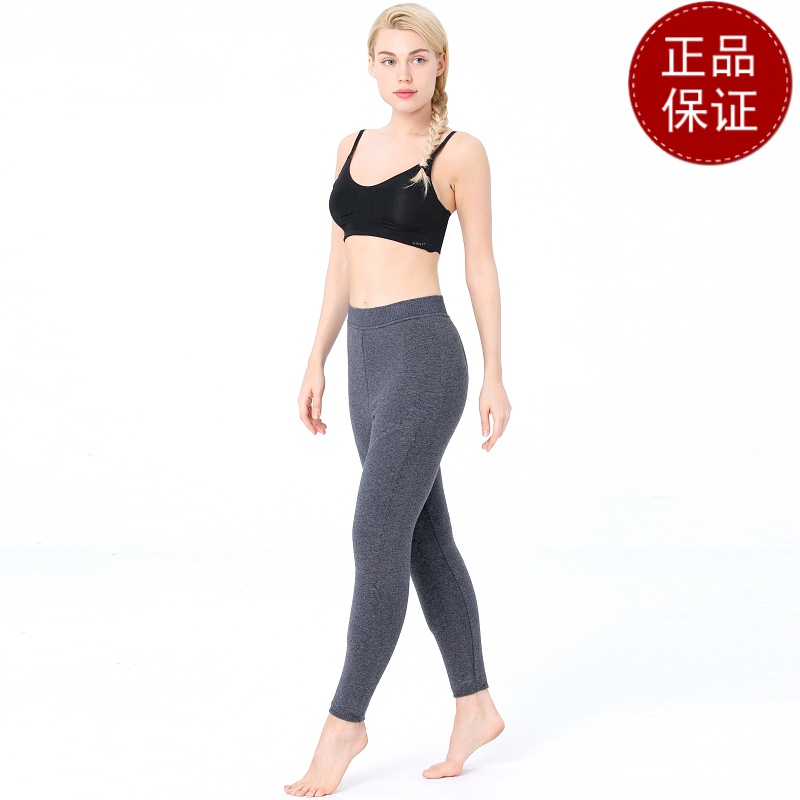 免费试穿 新款春秋装牧绒多斯保暖裤男加厚加绒品牌女式羊绒裤羊羔绒特厚棉裤护膝打底裤春秋绒裤毛裤羊绒裤中老年人春秋装秋 女士浅灰 180(XXL)