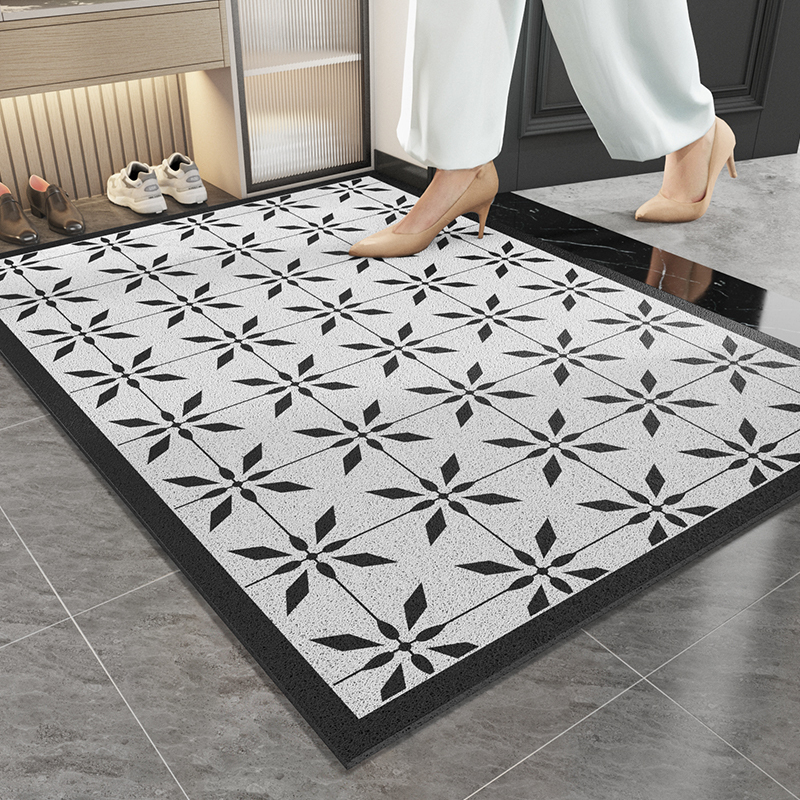 入户门地垫2024新款免洗防滑丝圈脚垫进门口家用耐脏垫子玄关地毯
