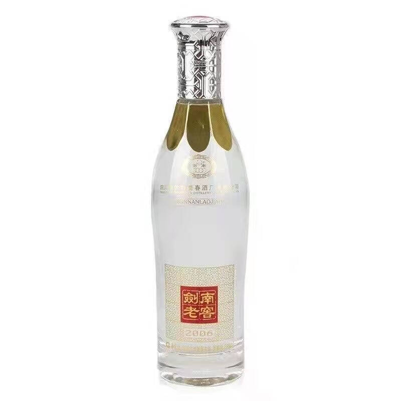 剑南春 剑南老窖2006 浓香型白酒 52度500ml*1瓶 光瓶装 口粮自饮