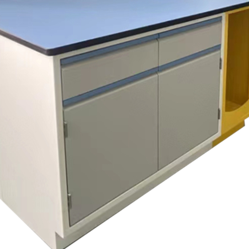 铭威盾实验室实验台边台试验台工作台操作台钢木实验台化学桌通风柜高清大图