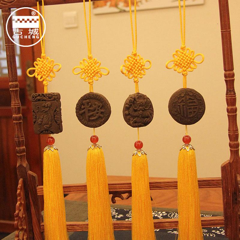 家柏饰(CORATED) 合香沉香车饰车载挂牌香化车内气味室内香薰熏香 三羊开泰高清大图