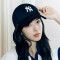 MLB男女情侣同款帽子 NY休闲棒球帽运动舒适软顶帽 3ACP6601N-50BKS F