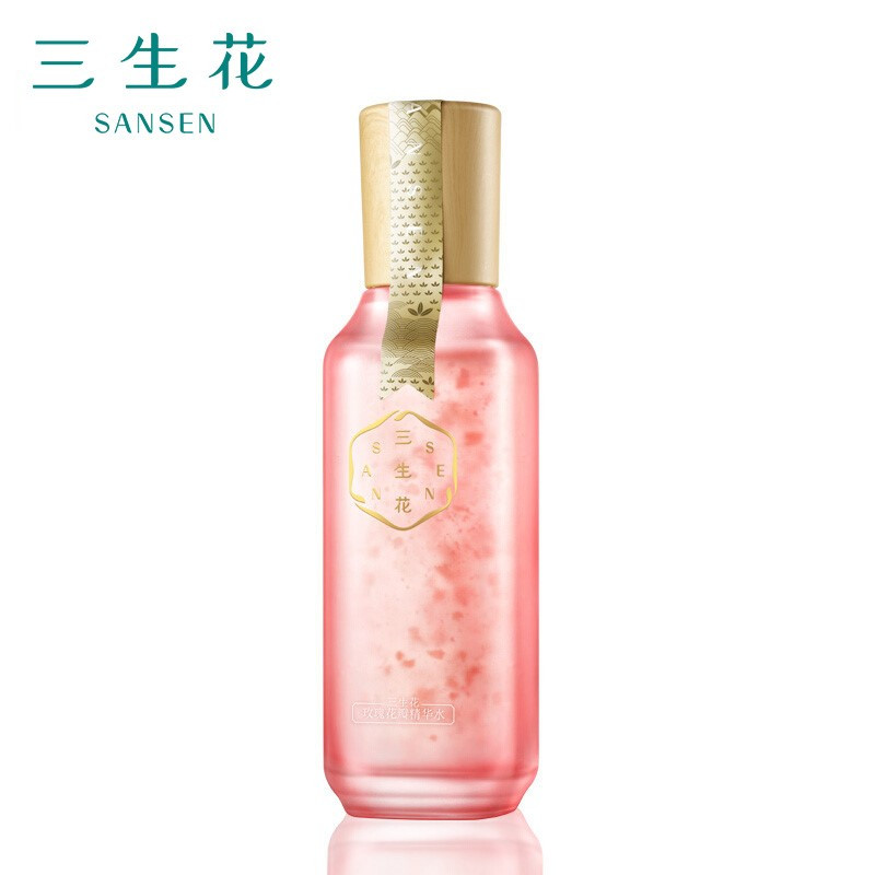 百雀羚三生花 爽肤水 烟酰胺 玫瑰花瓣精华水100ml 长效补水保湿提亮初恋水