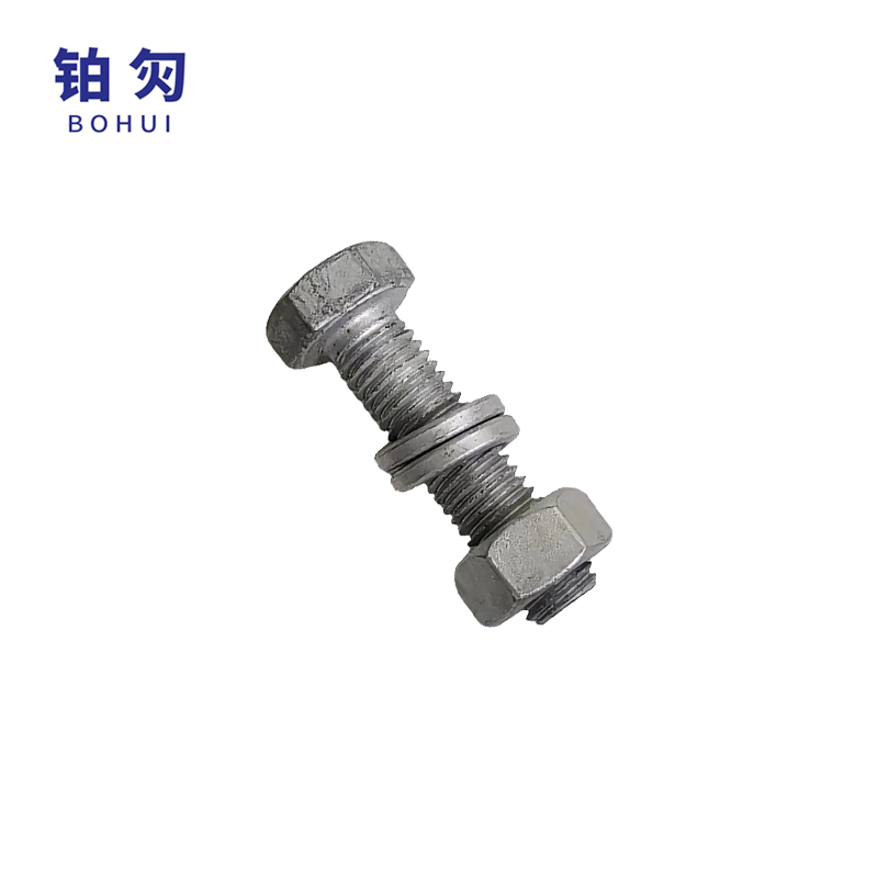 铂灳 热镀锌螺栓 M16*50mm 套高清大图