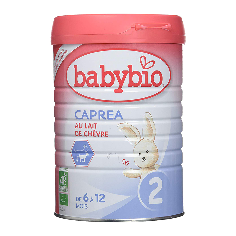 法国进口 伴宝乐(babybio)有机2段羊奶粉 山羊奶粉6-12个月900g*6罐装