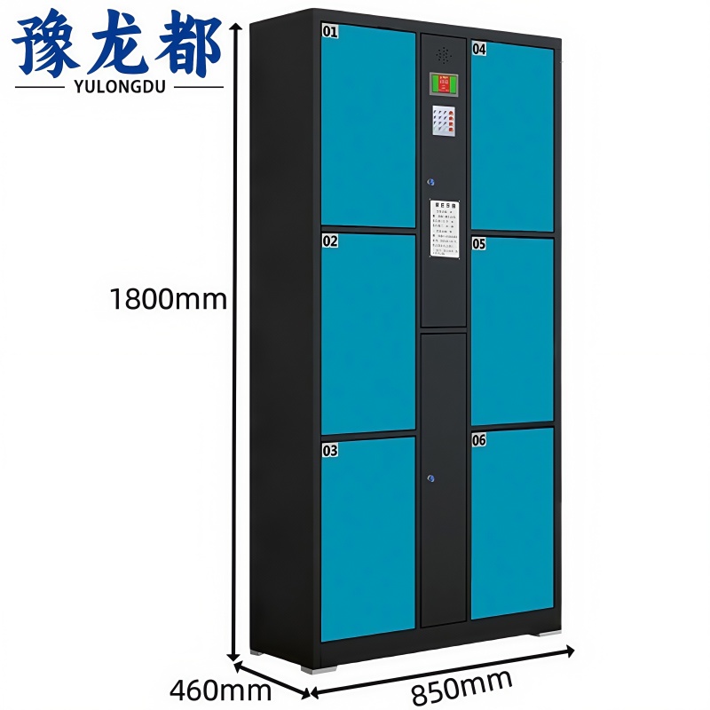 豫龙都 电子存包柜6门台