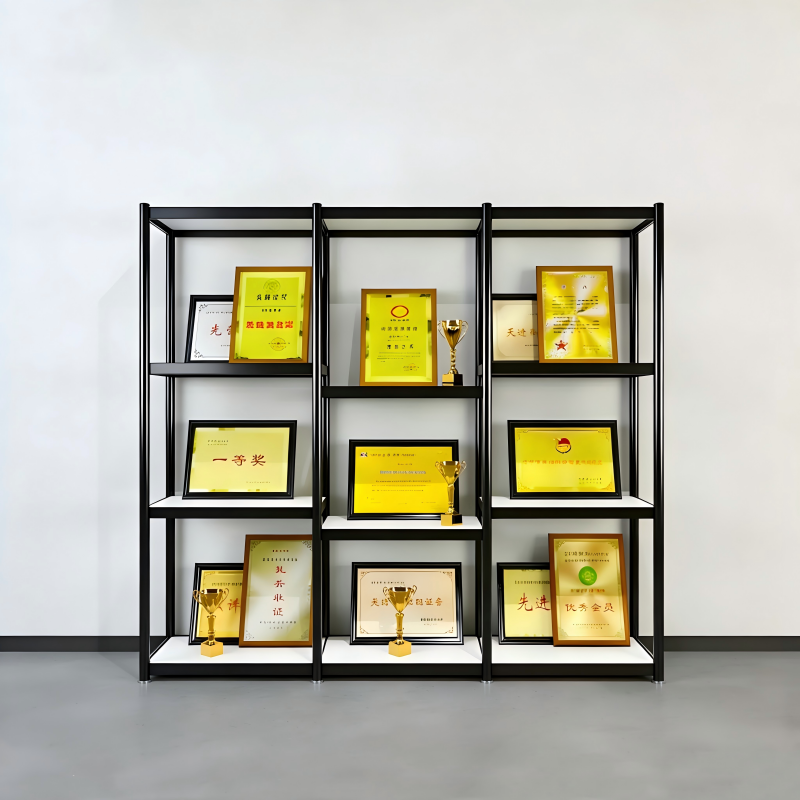 易企采 荣誉展示架25*200*150CM 奖牌奖杯证书手办置物架 单位:组 货期7天