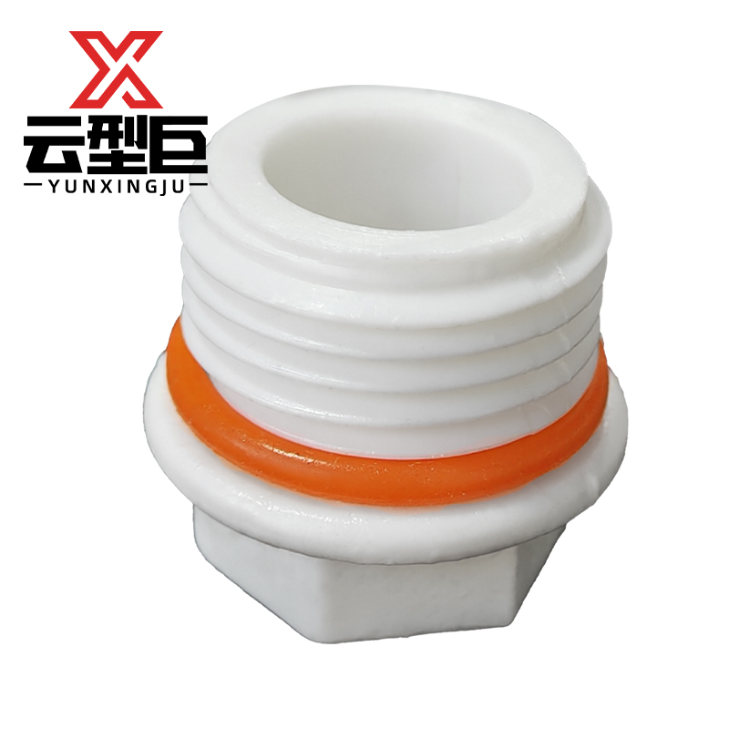 云型巨 PPR外丝堵头 PPR管配件 塑料管配件 32mm 单位:个高清大图