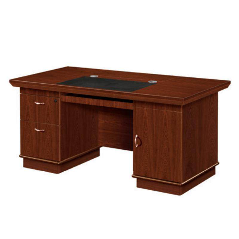 大央办公桌B-83161 1600W*800D*760H 办公桌员工位单人办公桌组合简约现代办公室老板桌子职员电脑桌高清大图