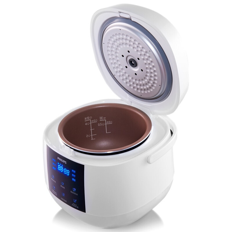 飞利浦(Philips)电饭煲HD3061/00合金内胆 可定时预约功能 2L容量 5大功能 6大菜单 底盘加热高清大图