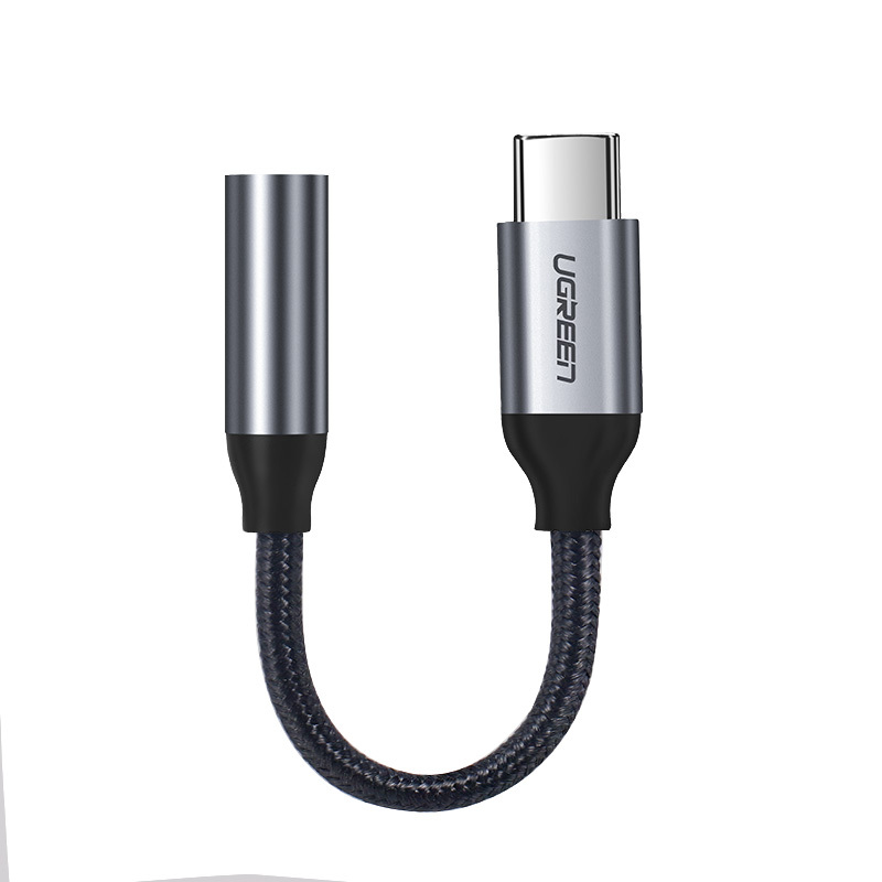 绿联30632 AV142耳机转接头 Type-C转3.5mm音频数据线USB-C耳机转换器 通用小米98华为