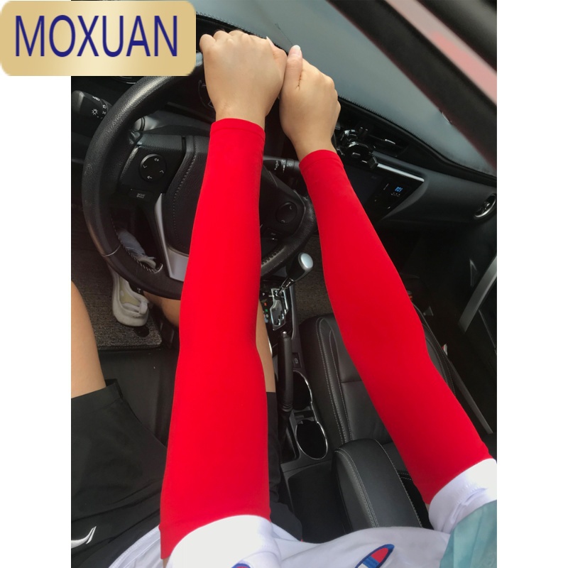MOXUAN冰爽袖冰丝防晒袖套护臂女夏季开车男手套袖子套手臂定制
