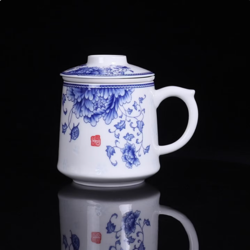 八方礼 国色天香陶瓷简易泡茶器 BFLYC2019-2