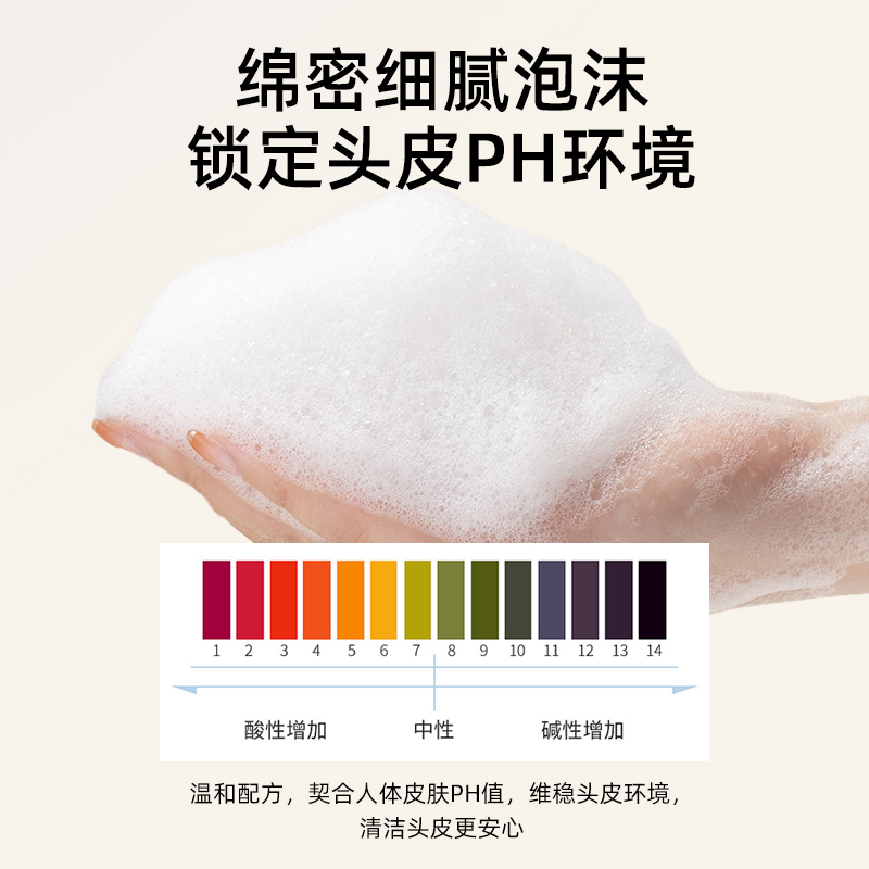 佰束毛囊清洁洗发水500ml 头皮深层清洁去屑控油蓬松洗发水高清大图