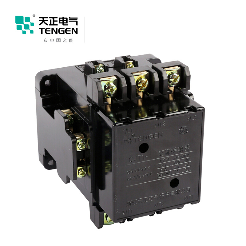 天正电气 CJT1-20A 220V 3NO 2NO、2NC 50Hz 3P 02010050024 交流接触器