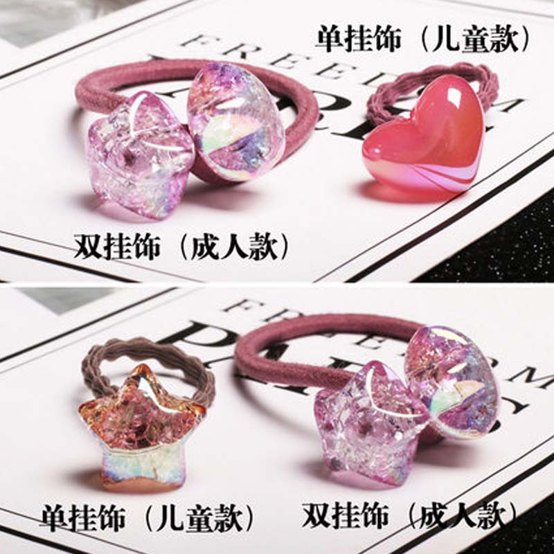 儿童橡皮筋发圈扎头发的头饰小号简约可爱发绳女童头绳韩版小清新发绳发饰套装